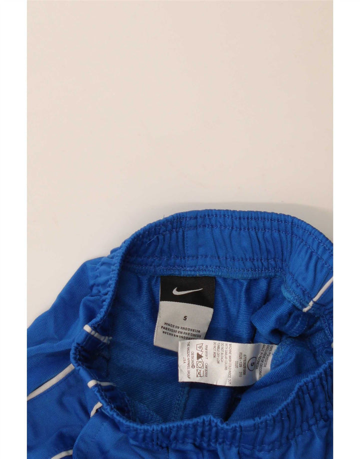 Nike Boys Tracksuit Trousers 4-5 Years Blue Polyester