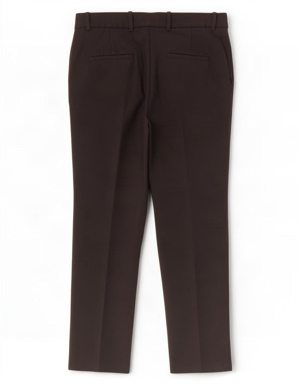 Zara Damen Crop Slim Anzughose EU 38 Small W28 L26 Schwarz