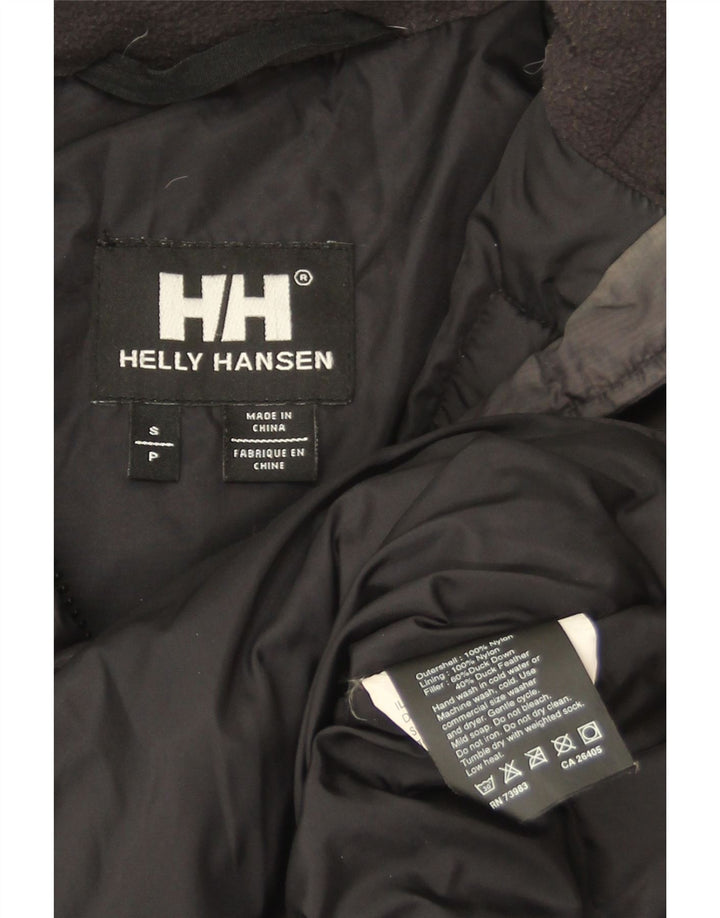 Helly Hansen Damen-Kapuzenübergroßer, gepolsterter Mantel, Größe S, Schwarz, Nylon