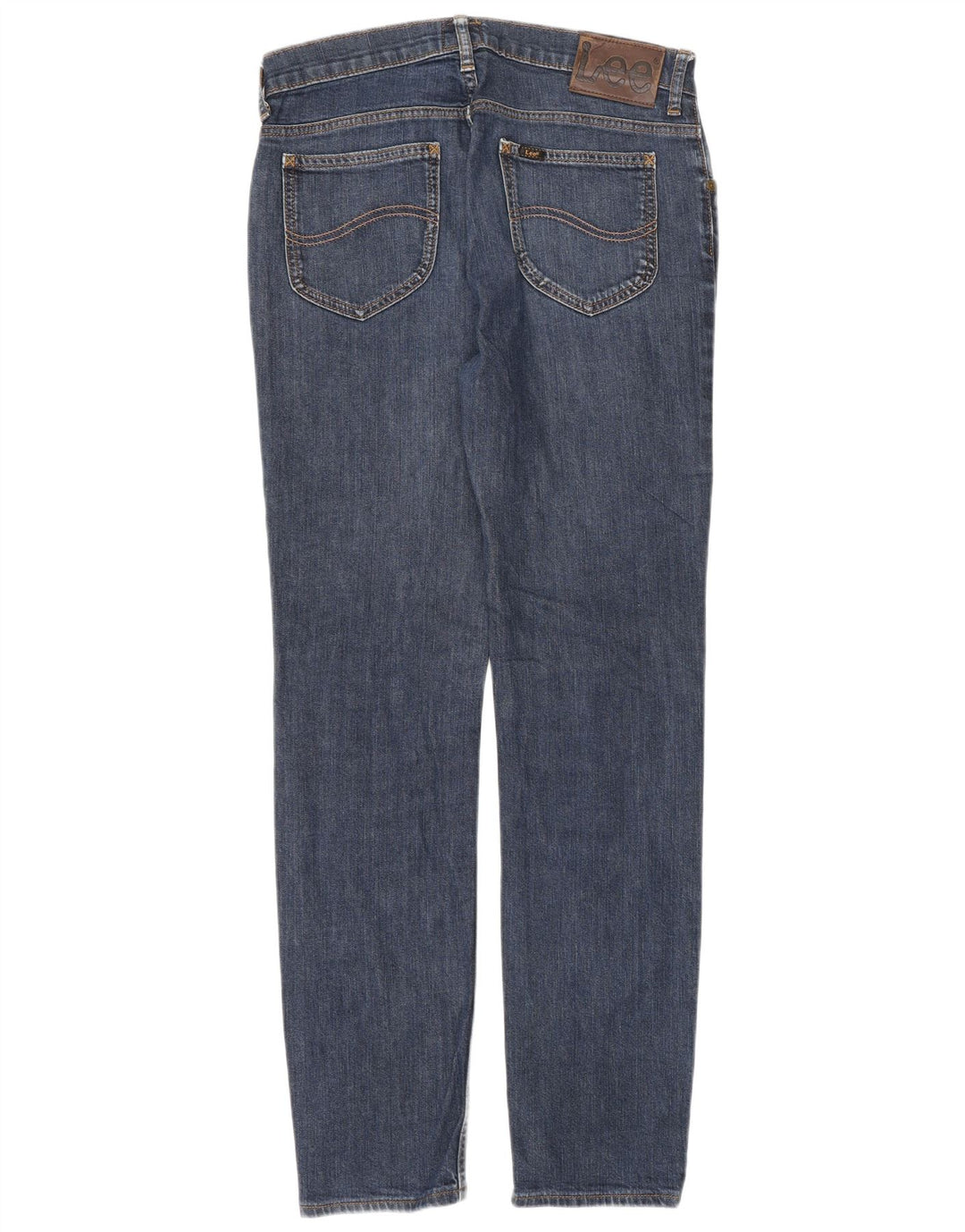 Lee Mens Rider Slim Jeans W30 L32 Navy Blue Cotton