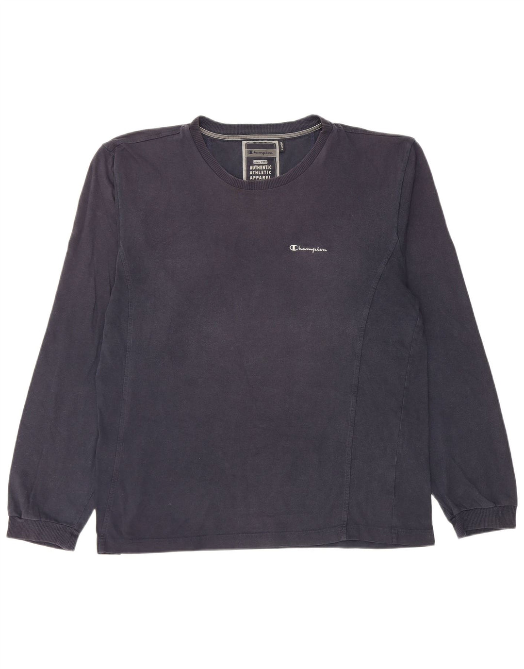 Top da uomo a maniche lunghe Champion XL blu navy