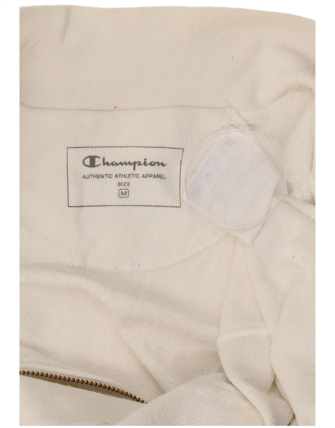 Giacca da tuta da donna Champion UK 14 cotone bianco medio