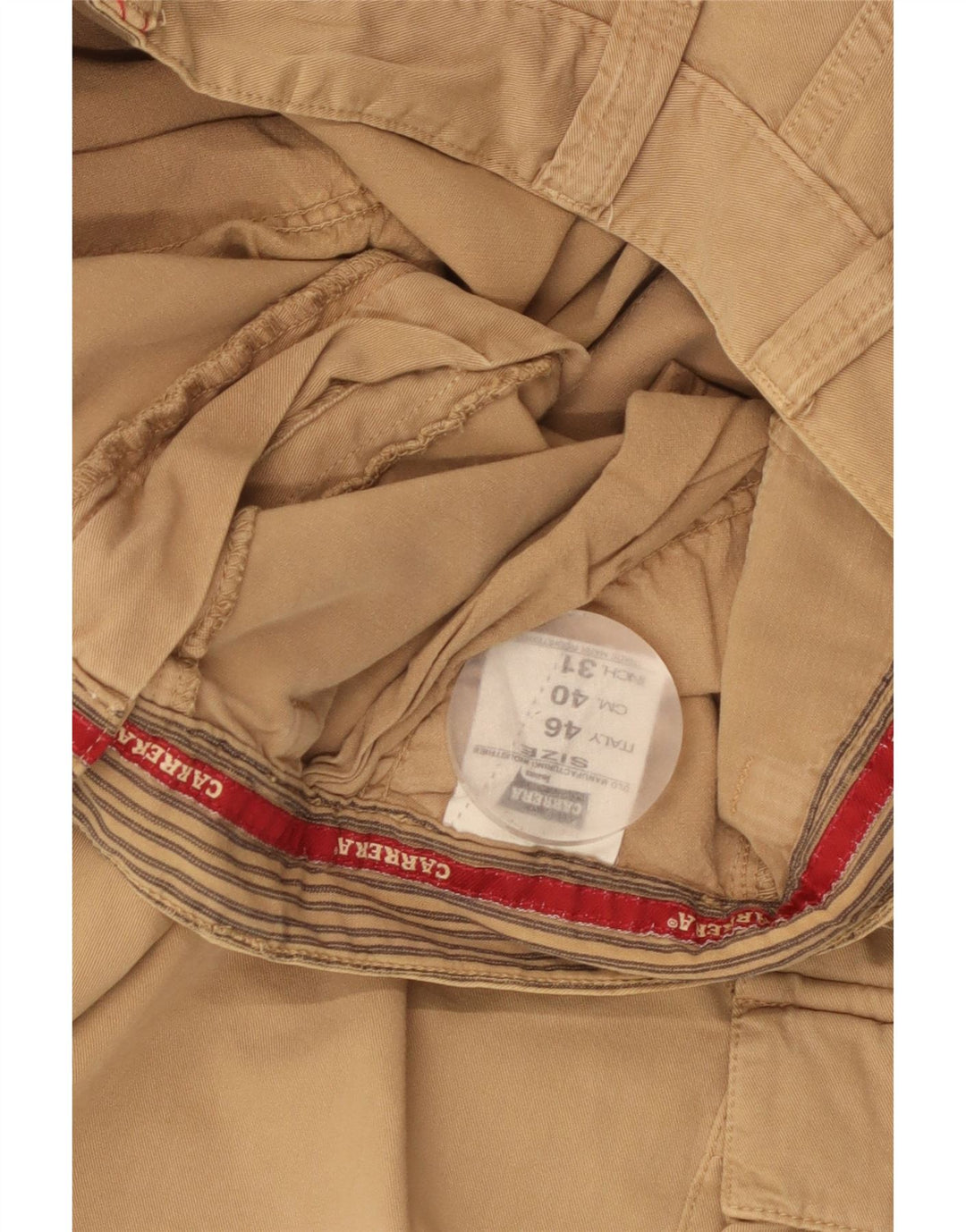 Pantaloncini cargo da uomo Carrera W31 cotone beige medio