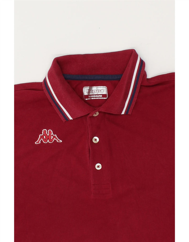 KAPPA Mens Polo Shirt Medium Red Cotton Vintage Kappa and Second-Hand Kappa from Messina Hembry 