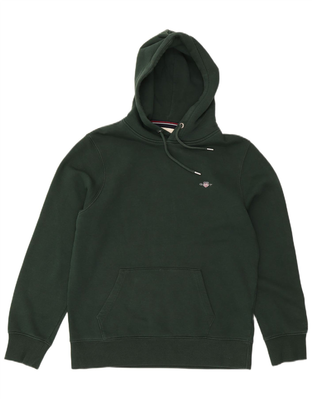Gant Mens Hoodie Jumper Medium Green Cotton