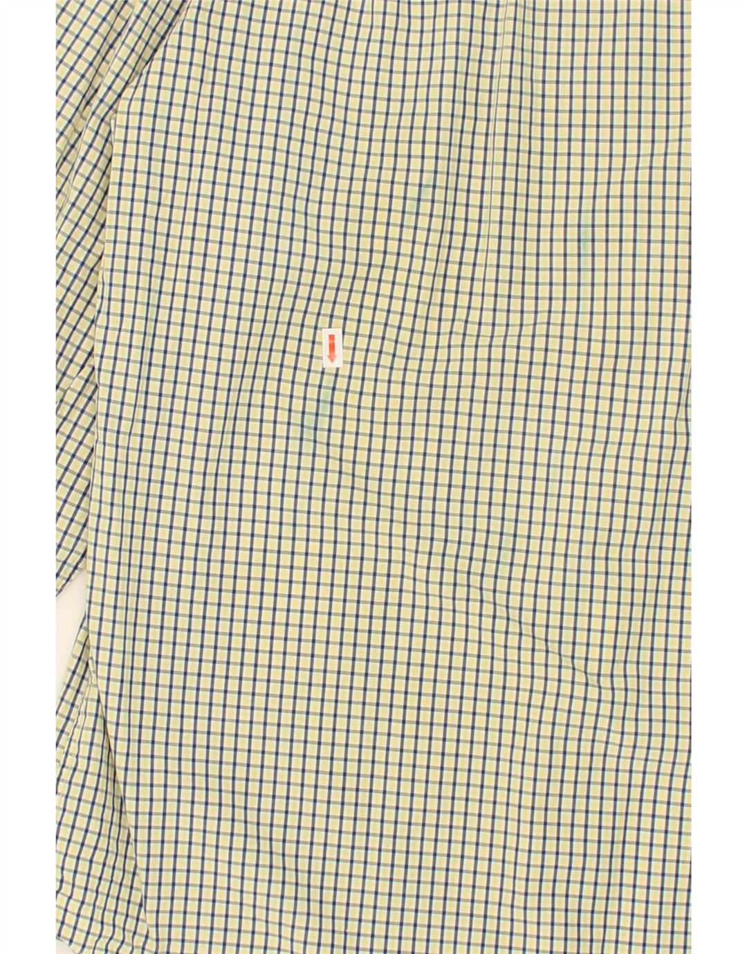TOMMY HILFIGER Mens Regular Fit Shirt Size 16 Large Yellow Check Cotton Vintage Tommy Hilfiger and Second-Hand Tommy Hilfiger from Messina Hembry 