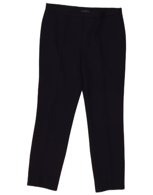 Luisa Spagnoli Dame Slim Casual Bukser IT 44 Medium W32 L28 Marineblå
