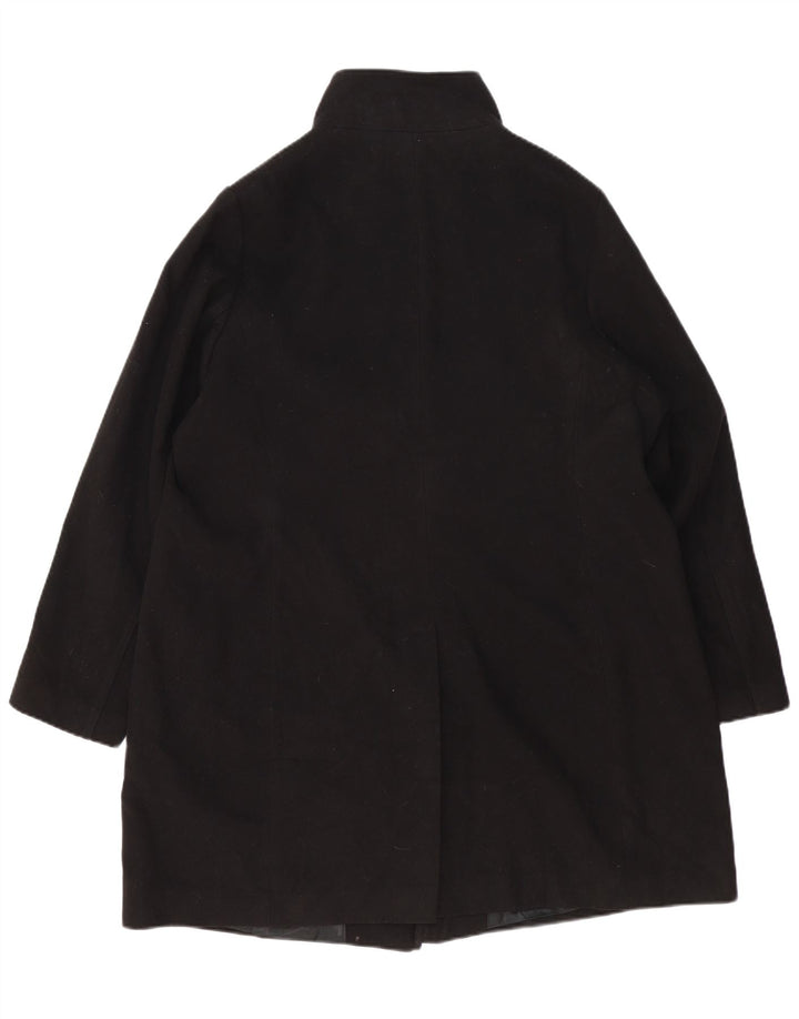 Marks & Spencer Womens Overcoat UK 20 2XL Black Polyester