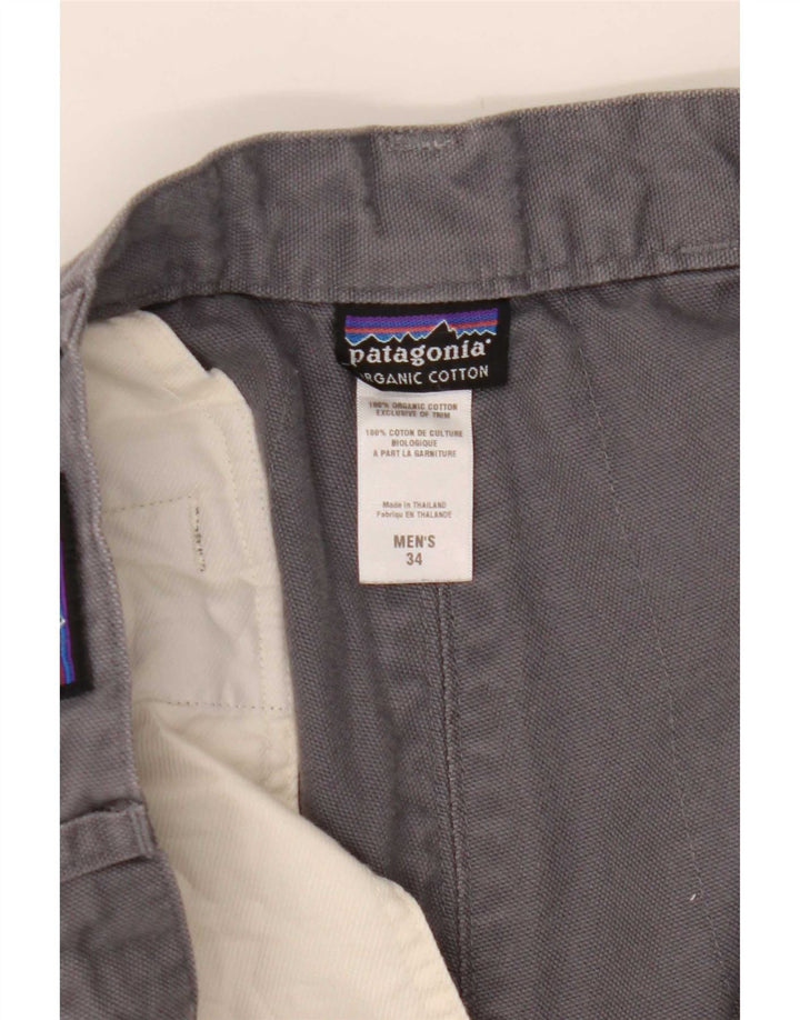 Patagonia Mens Chino Shorts W34 Large Grey Cotton