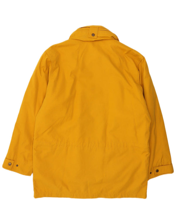 Ciesse Piumini Herre Hætte Loose Fit Windbreaker Coat IT 48 Medium Gul