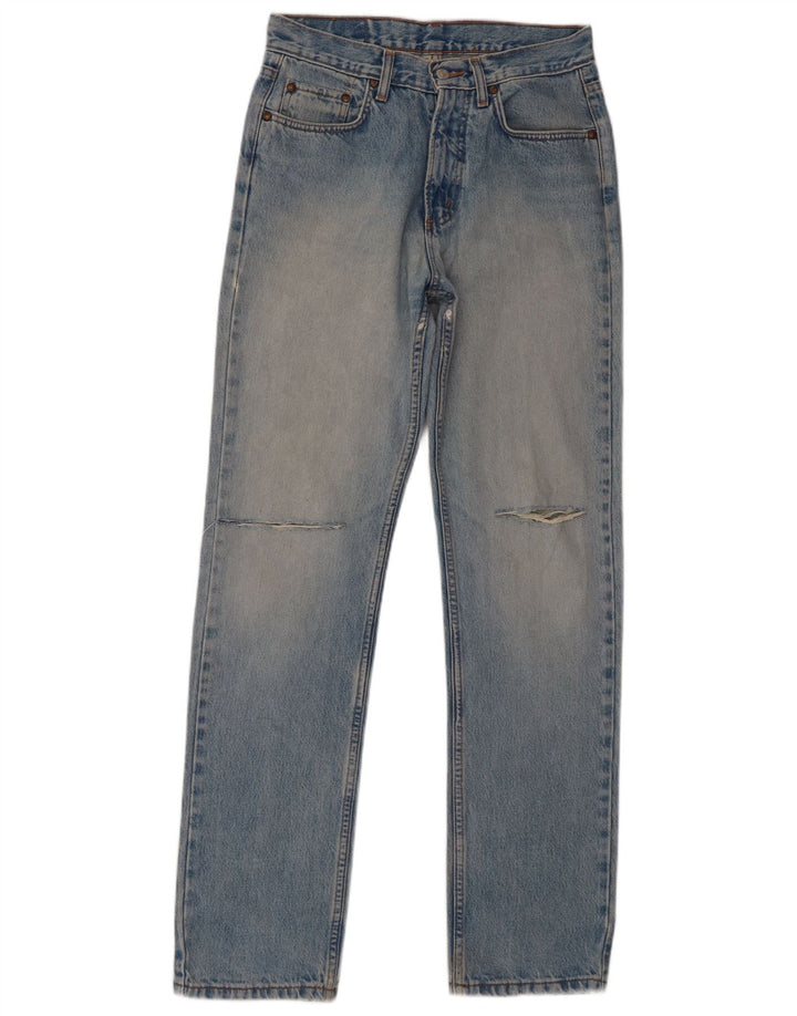 Carrera Mens Distressed Slim Jeans W31 L33 Blue Cotton