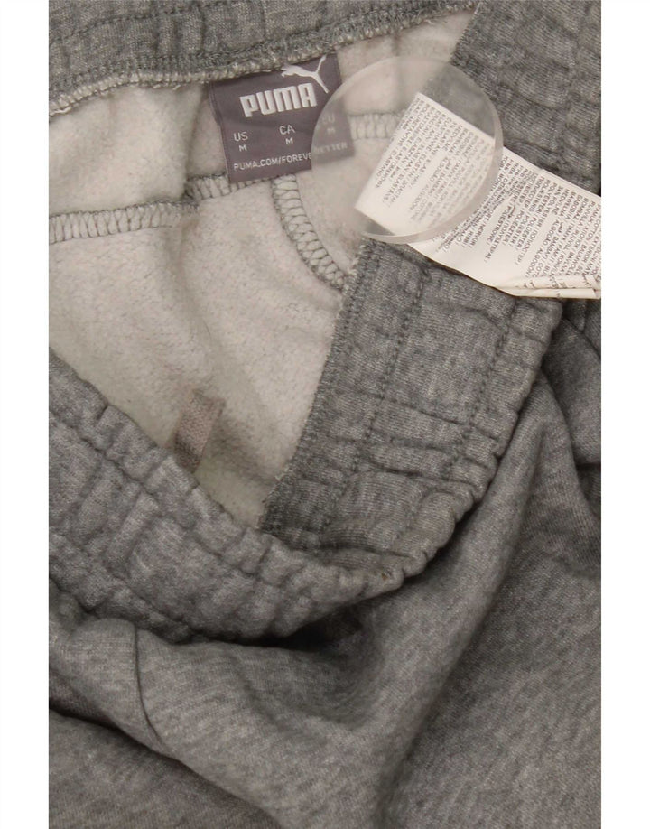 Puma Pantalon de Survêtement Joggers Homme Gris Moyen Coton