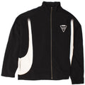 PUMA Mens Graphic Tracksuit Top Jacket Large Black Colourblock