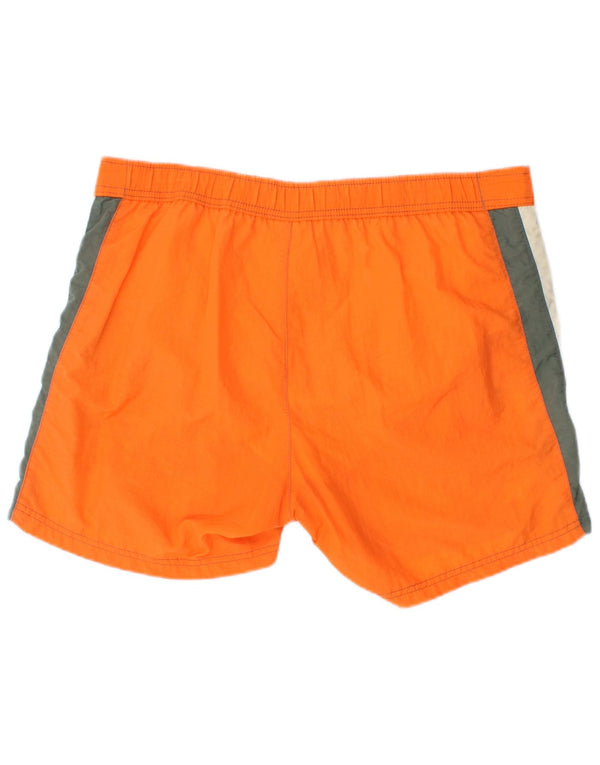 Champion Mens Swimming Shorts Medium  Orange Colourblock Polyamide