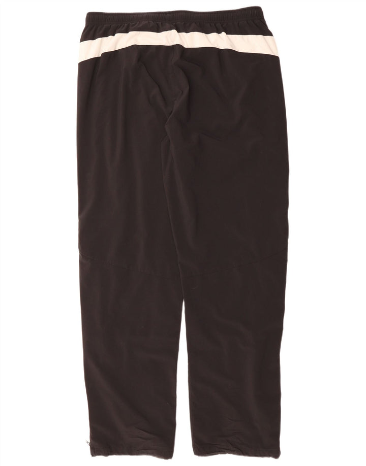 LOTTO Mens Tracksuit Trousers Large Black Colourblock Polyester