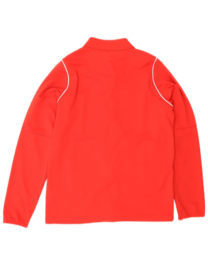 Nike drenge Dri Fit træningsdragt topjakke 12-13 år stor rød polyester