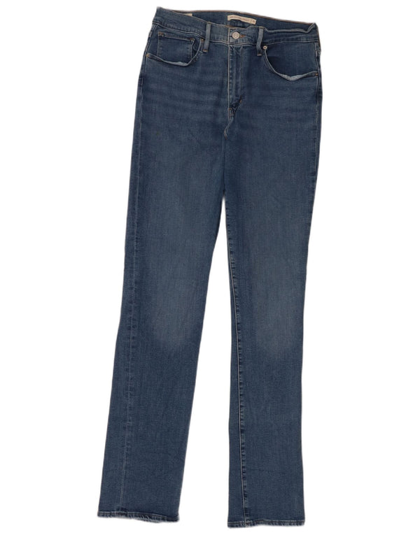 Γυναικείο τζιν Levi's 724 ψηλό ίσιο W31 L34 Μπλε βαμβακερό