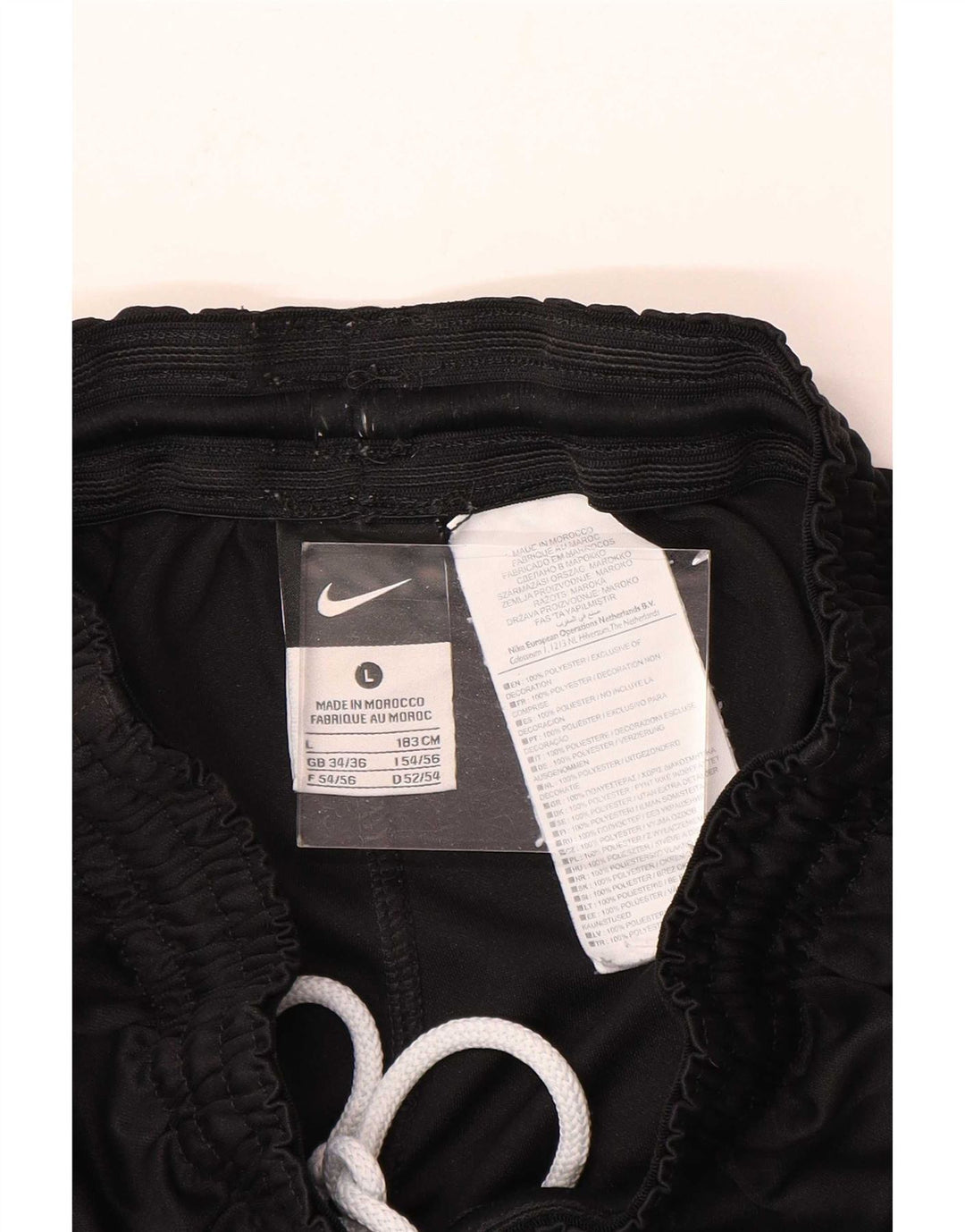 Nike Mens Dri Fit Sport Shorts Large Black Polyester