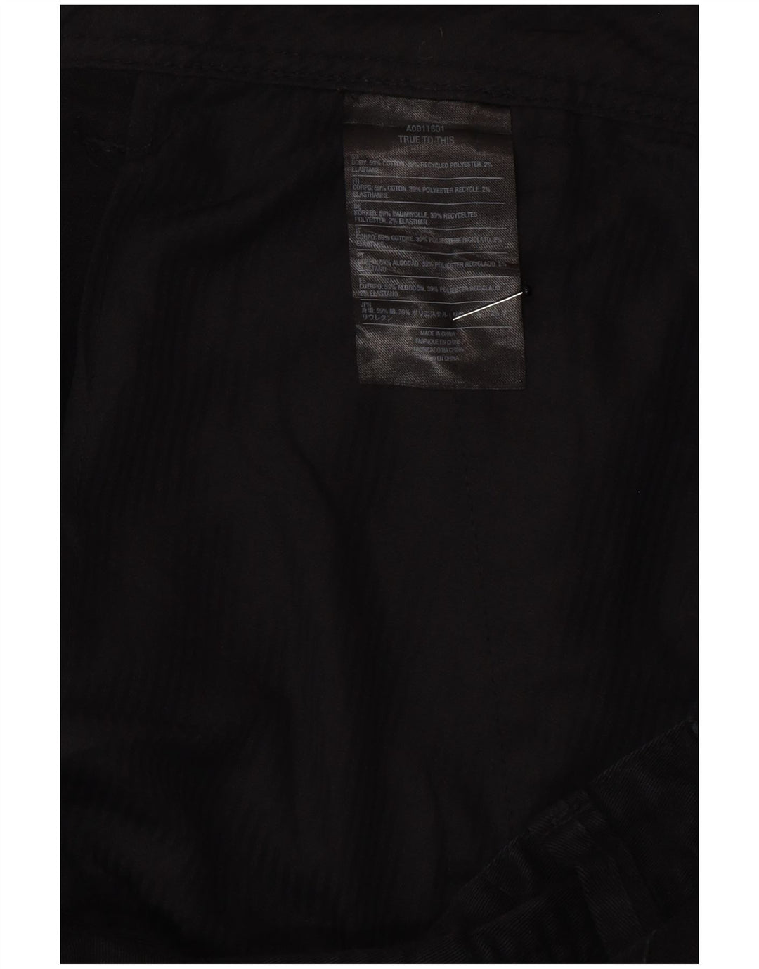 Volcom Herren Chino Shorts W40 XL Schwarz Baumwolle