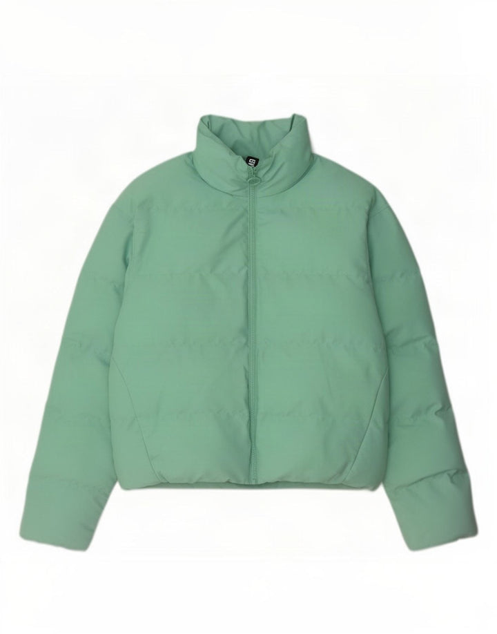 Gymshark Chaqueta Acolchada Extragrande para Mujer UK 40 Poliéster Turquesa Medio