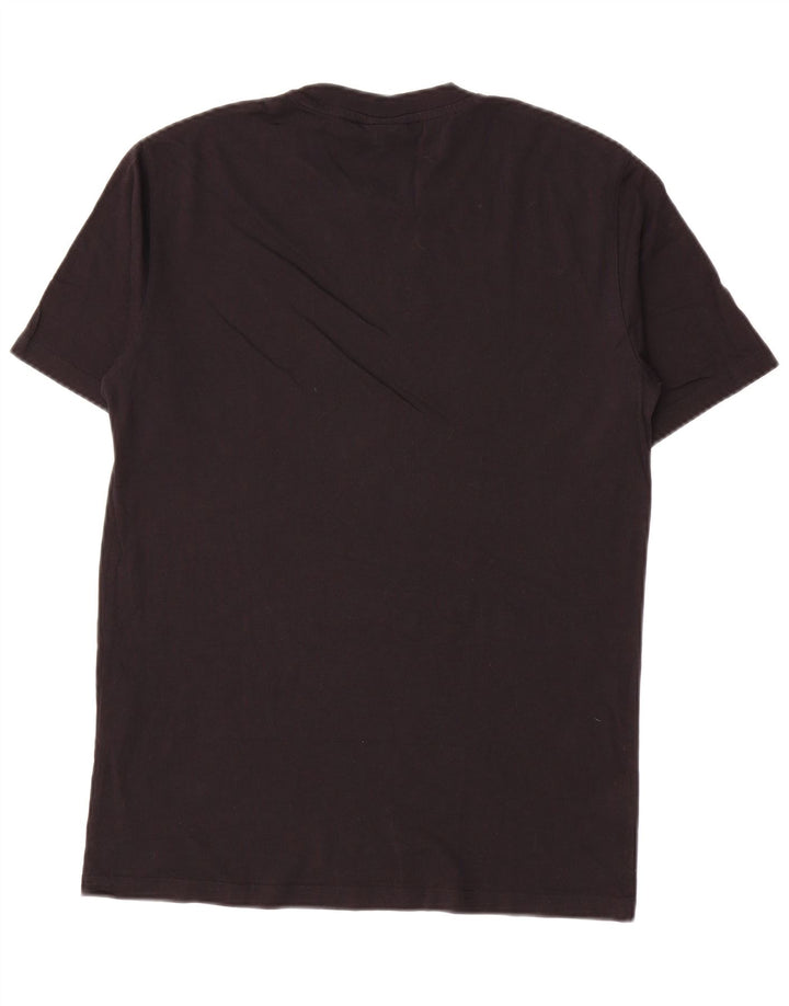 Champion Mens T-Shirt Top Small Black Cotton