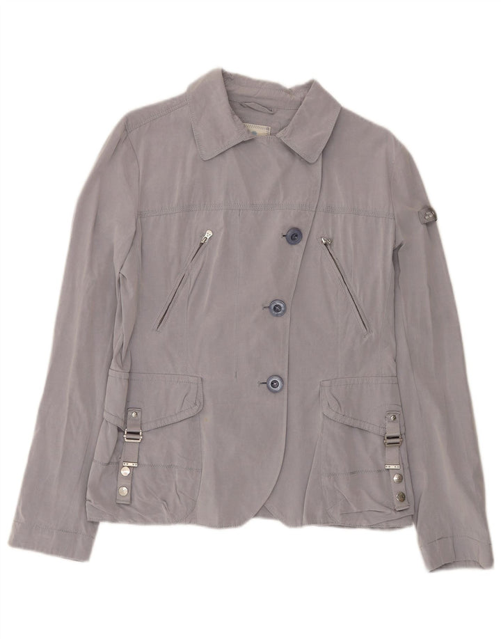 PEUTEREY Kvinder Utility Jacket IT 48 XL Grå Cupro