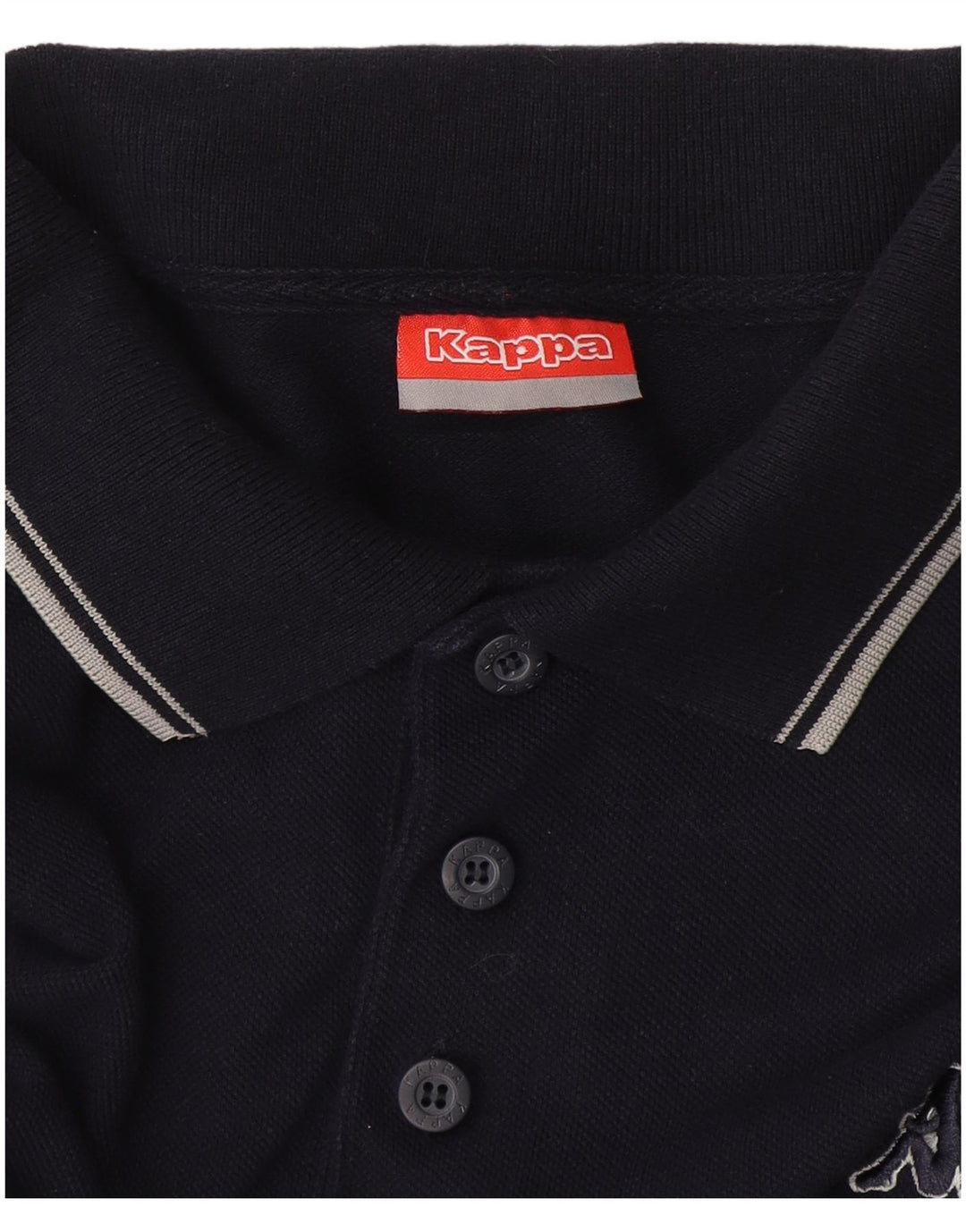Kappa Mens Tall Polo Shirt XL Navy Blue
