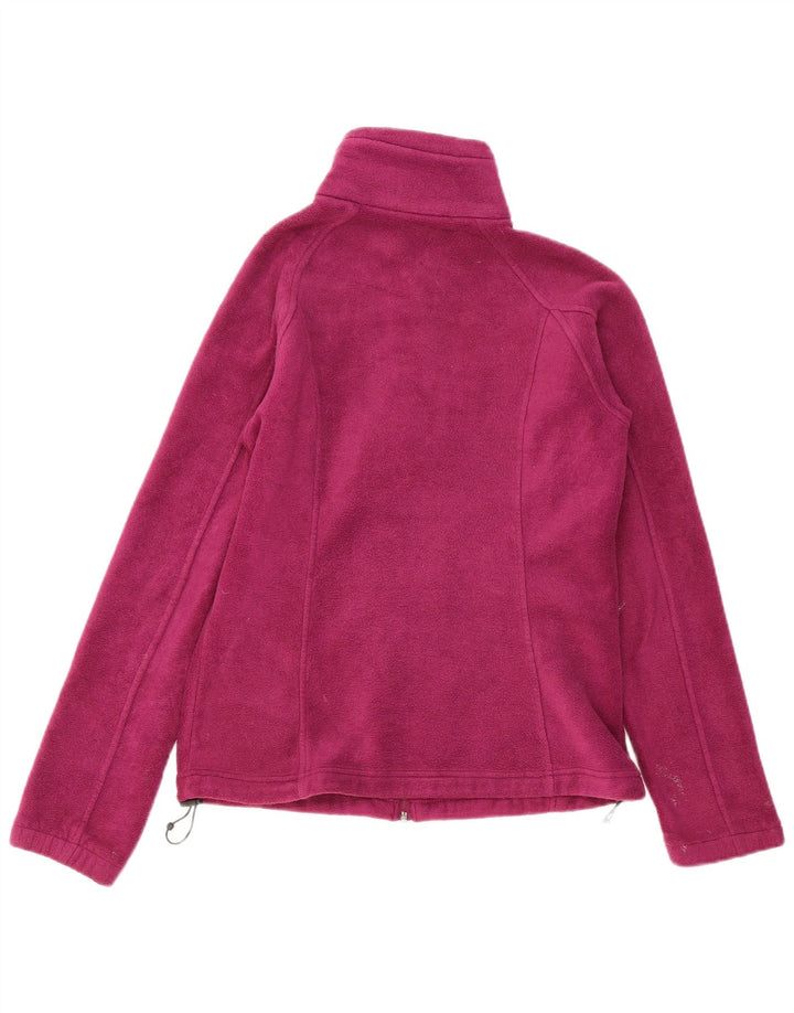 Giacca in pile da donna COLUMBIA UK 14 Large Viola Poliestere