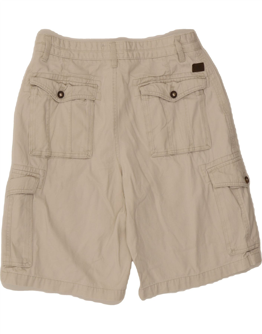 IZOD Mens Cargo Shorts W32 Medium Off White Cotton Vintage Izod and Second-Hand Izod from Messina Hembry 