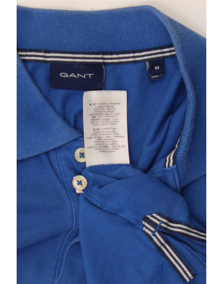 Gant Polo Hombre Azul Medio Algodón