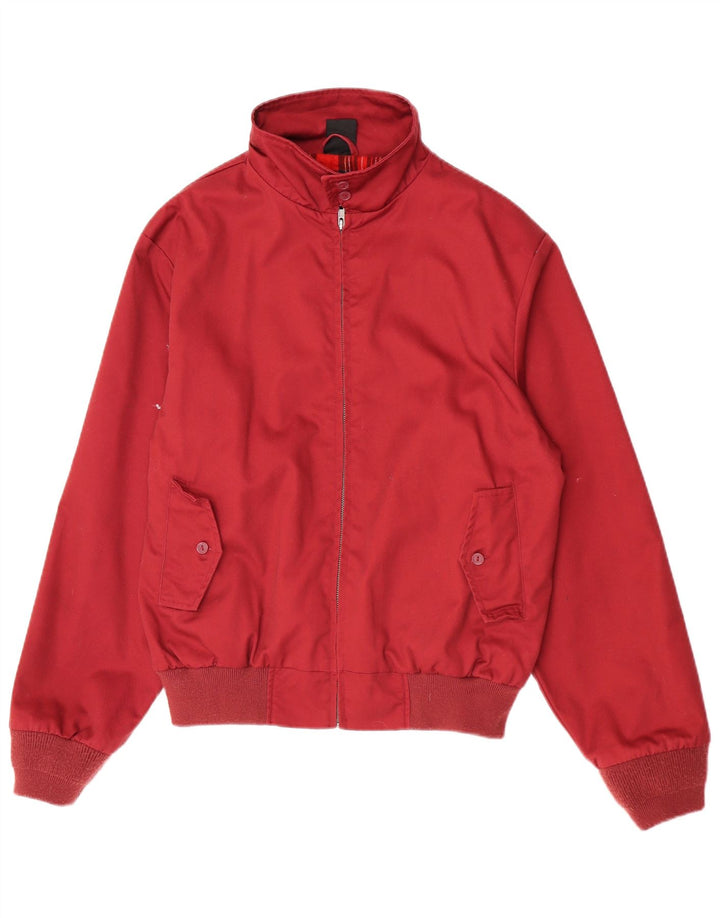 Brandit Mens Bomber Jacket UK 38 Medium Red Polyester