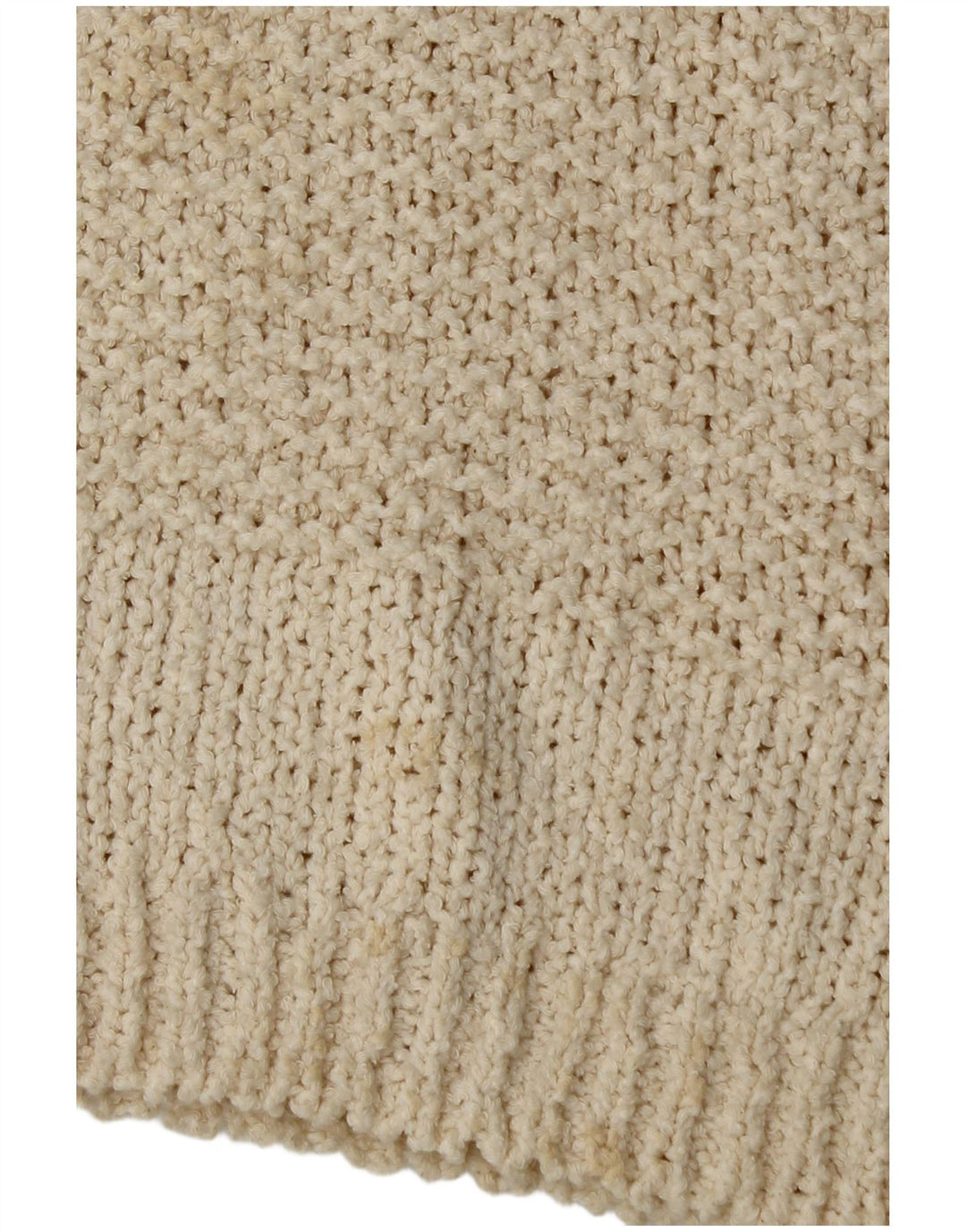 Topshop Womens Oversized Turtle Neck Jumper Sweater UK 8 Small Off White