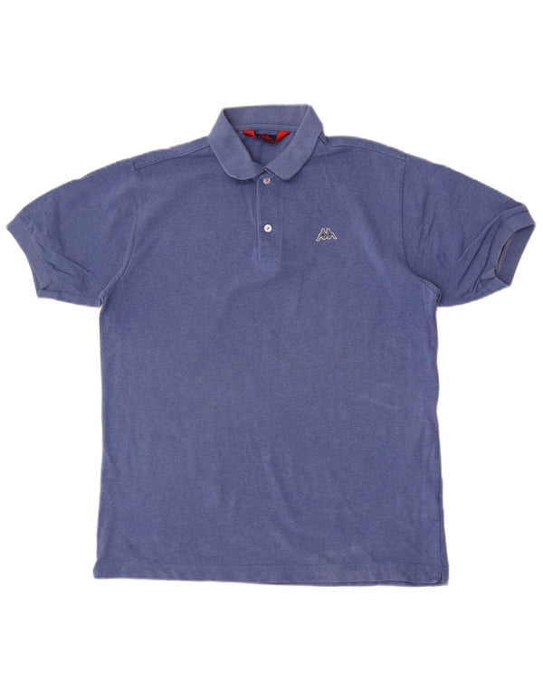 Kappa herre poloshirt Medium blå bomuld