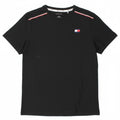 TOMMY HILFIGER Mens T-Shirt Top Medium Black Cotton