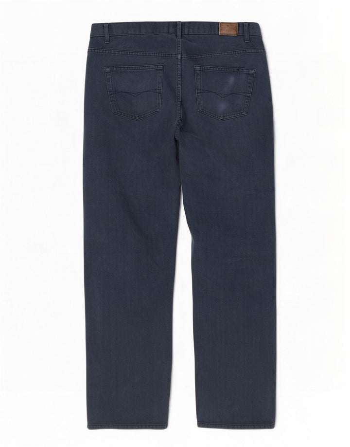 Marks & Spencer Mens Blue Harbour Straight Jeans W34 L31 Navy Cotton