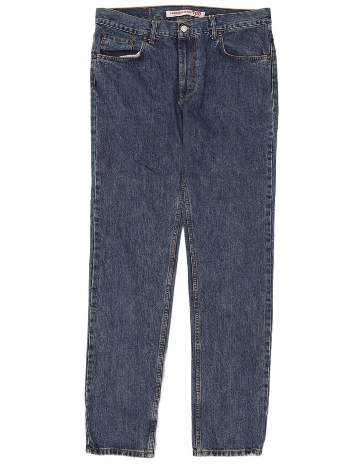 Jeans dritti regolari da uomo Carrera 700 W36 L34 cotone blu