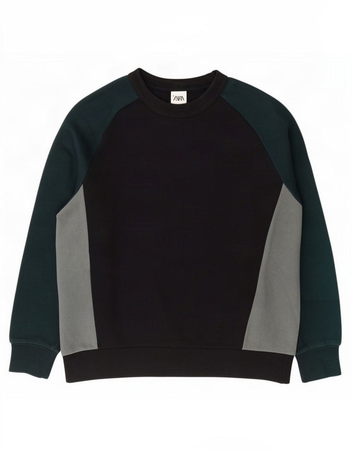 Pulover pentru bărbați Zara Pulover Medium Negru Colorblock