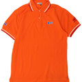 GAS Mens Polo Shirt Medium Orange Cotton Vintage Gas and Second-Hand Gas from Messina Hembry 