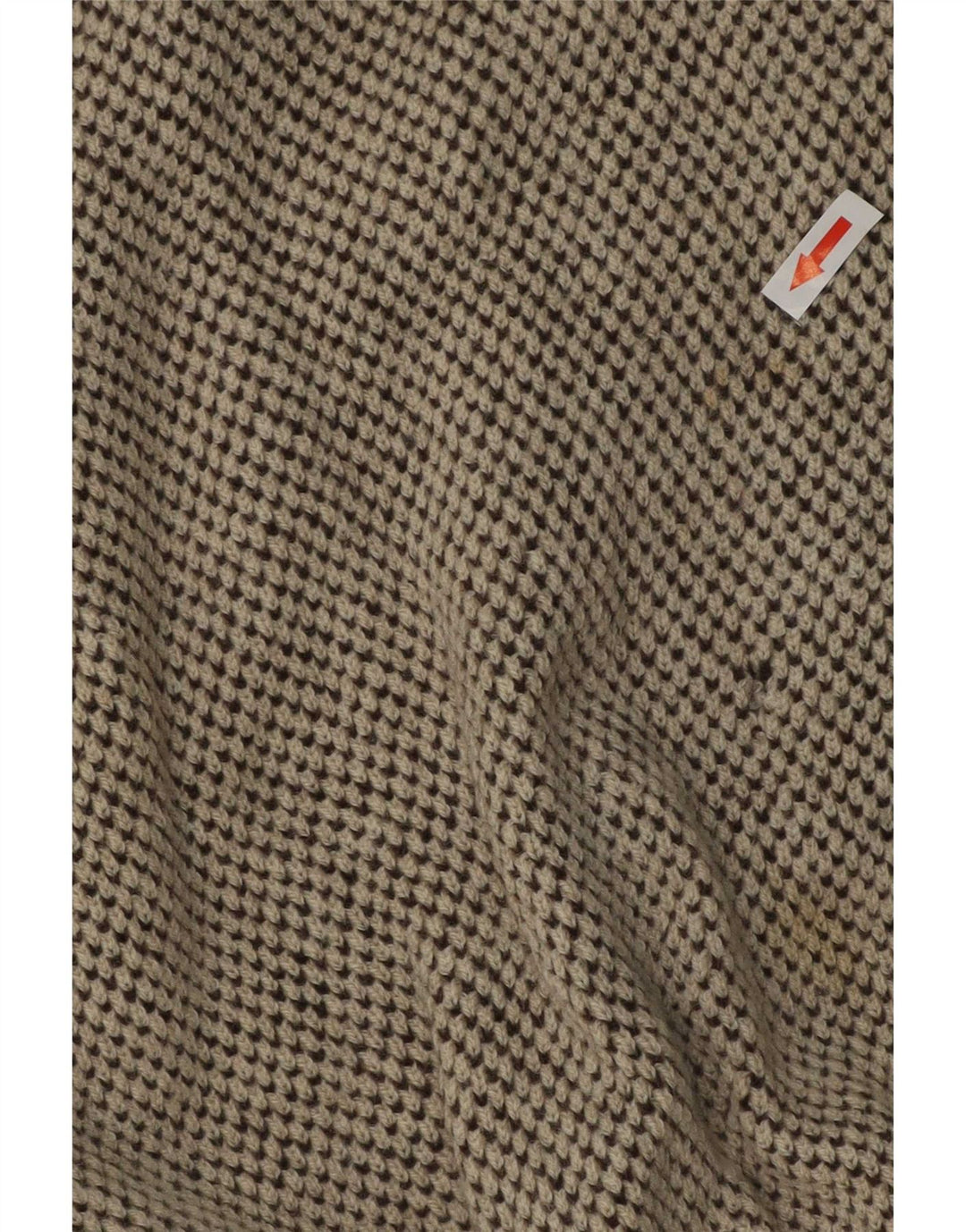 Bizzarro Jersey con cuello y botones para hombre IT 48 Medium Beige Moteado