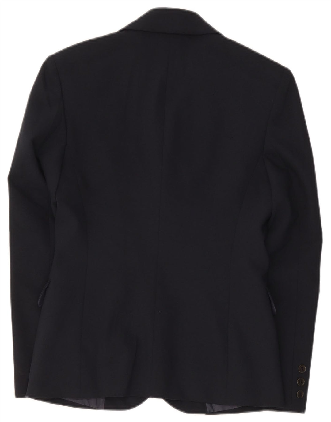 Giacca blazer a 3 bottoni da donna Sisley IT 40 piccola in poliestere blu navy
