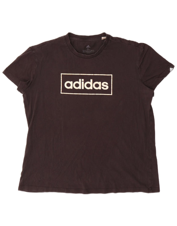 Adidas Γυναικείο T-Shirt Top UK 20/22 XL Μαύρο