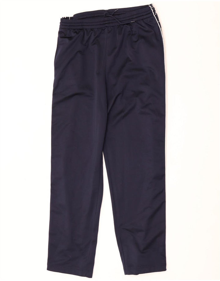 Pantaloni da tuta con grafica Kappa da uomo, grandi, in poliestere blu navy