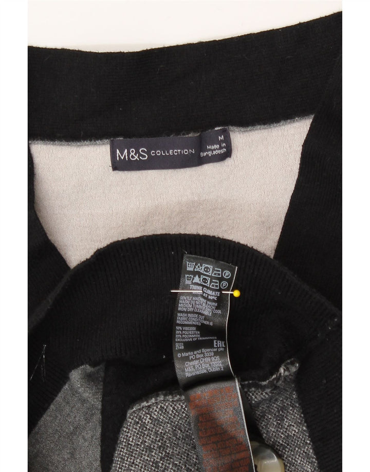Marks & Spencer Womens Cardigan Sweater UK 14 Medium Multicoloured