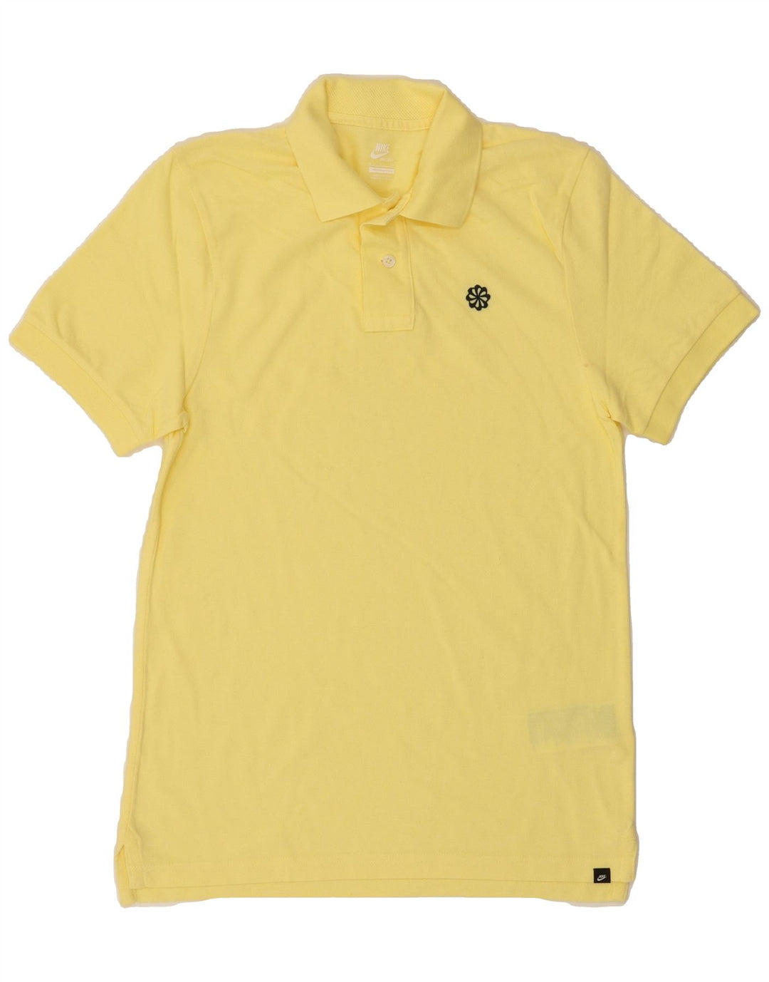 NIKE Mens Polo Shirt Small Yellow Cotton Classic Vintage Nike and Second-Hand Nike from Messina Hembry 