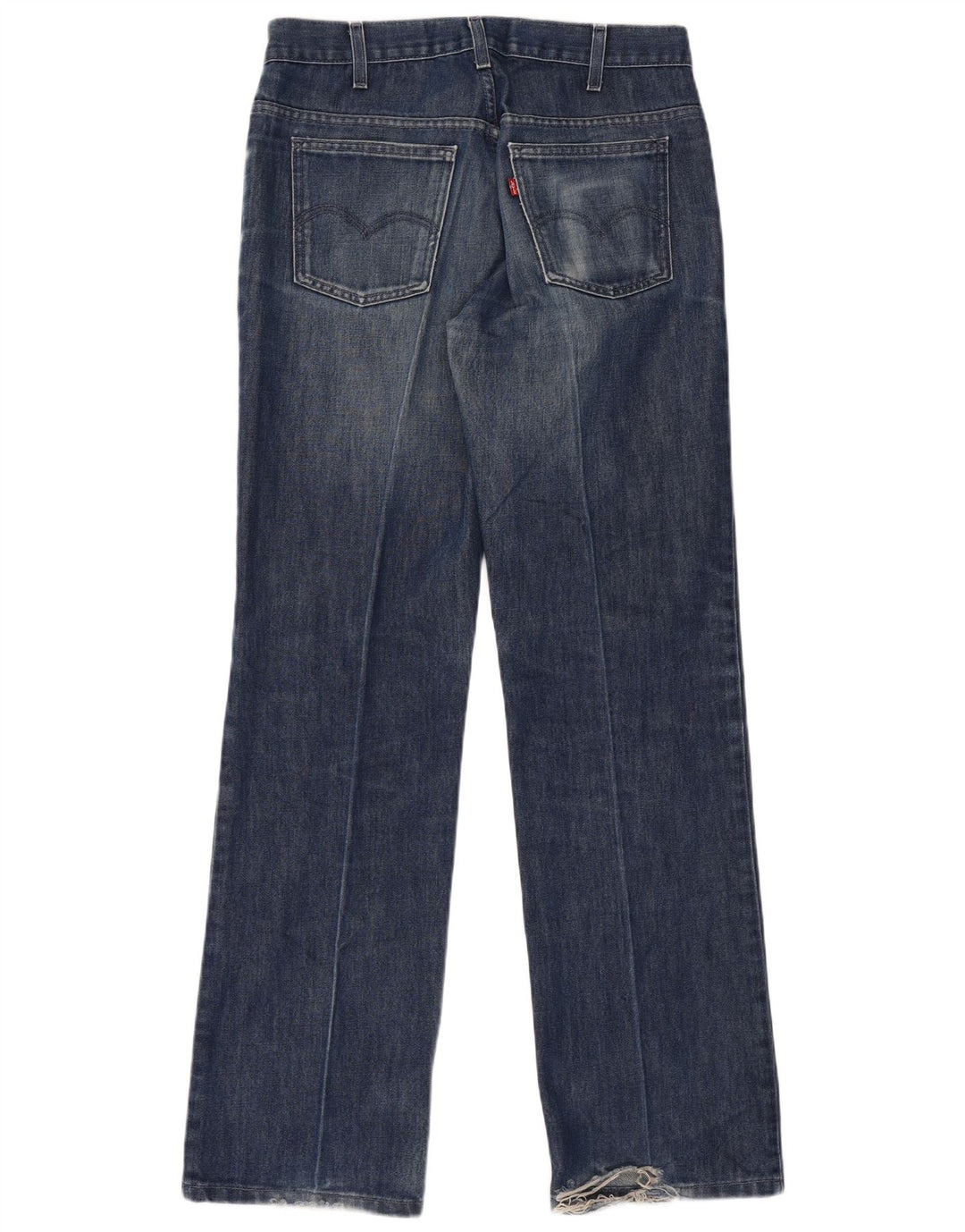 Мужские потертые прямые джинсы Levi's W33 L34, синий хлопок