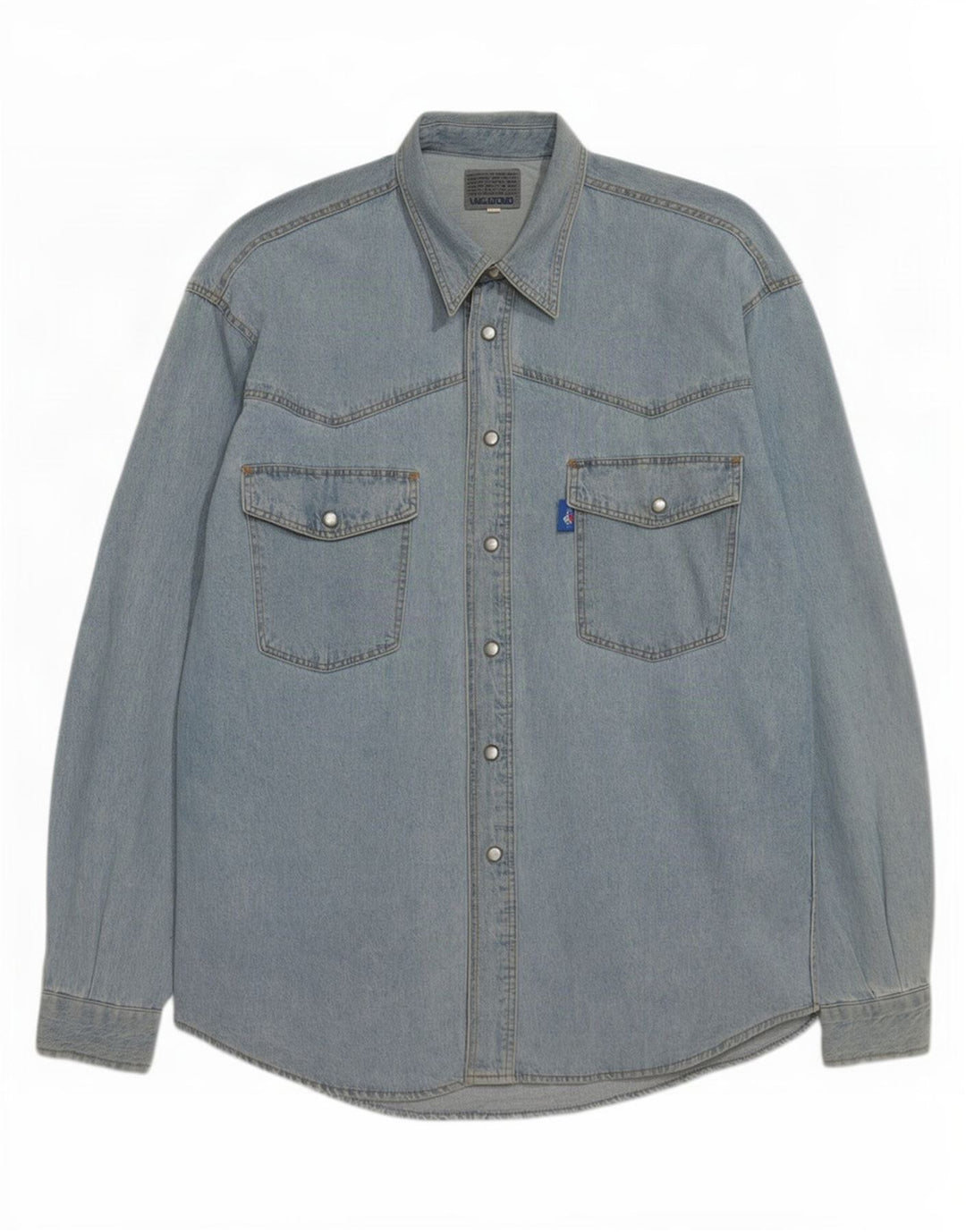 Vagabond Camisa Vaquera Azul Medio Hombre