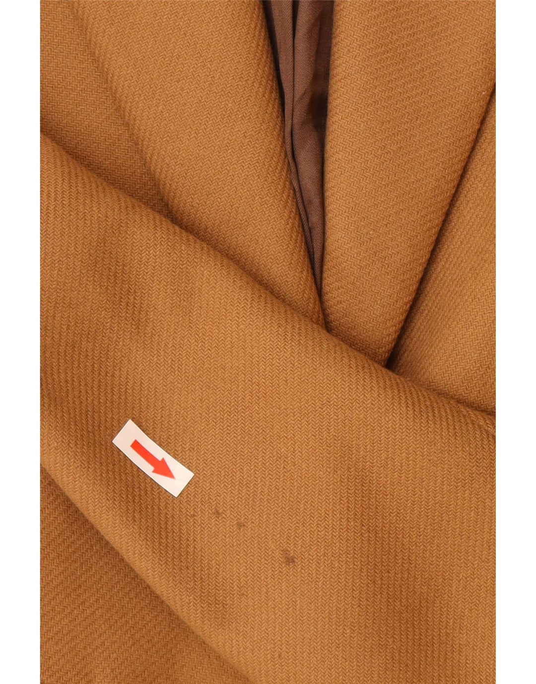 Zara Dame Overfrakke UK 6 XS Brun Uld