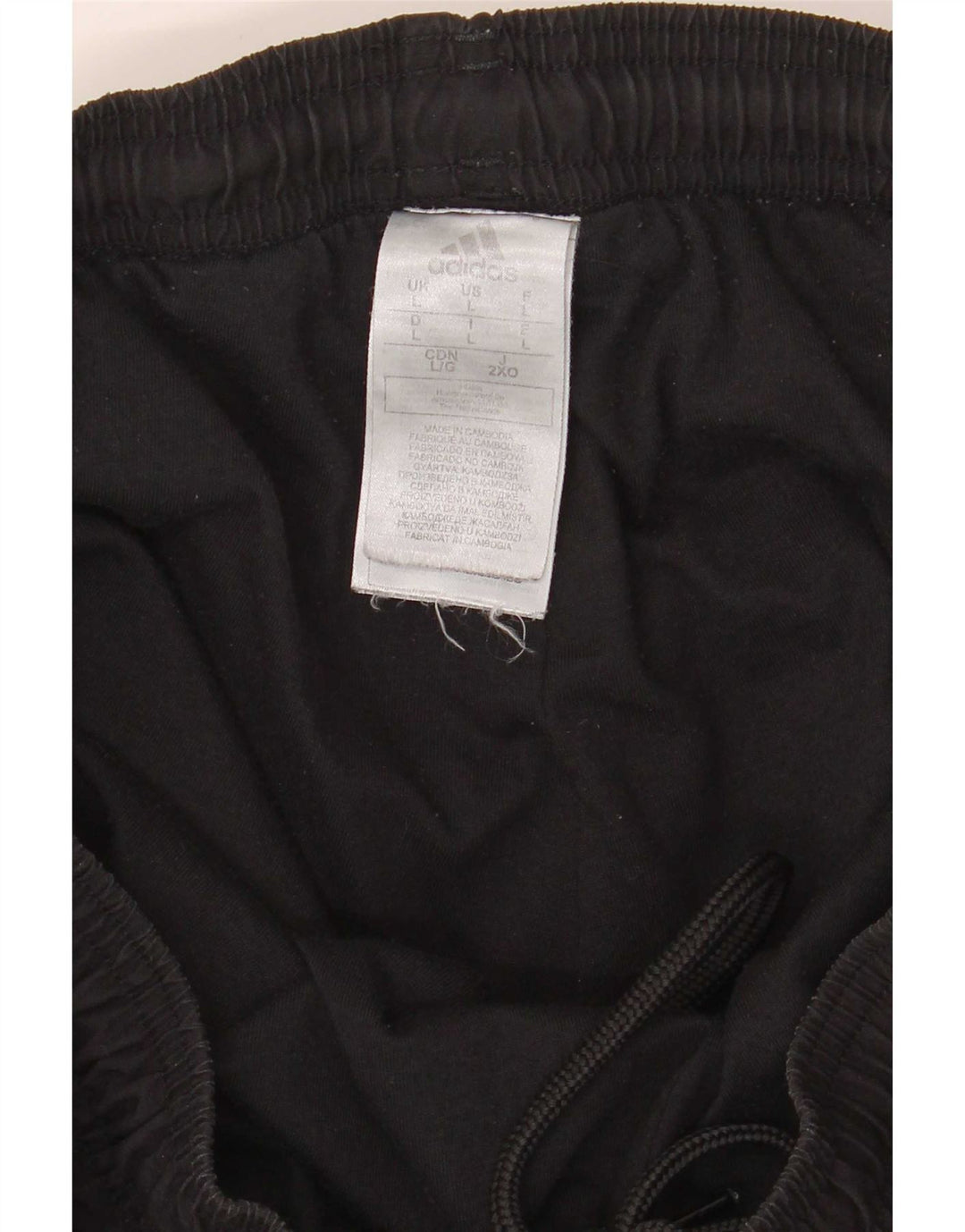 Adidas Pantalon de survêtement pour homme Joggers Large Noir Polyester