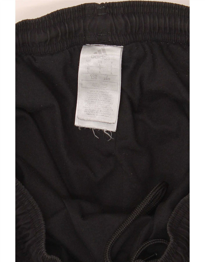 Adidas Pantalon de survêtement pour homme Joggers Large Noir Polyester