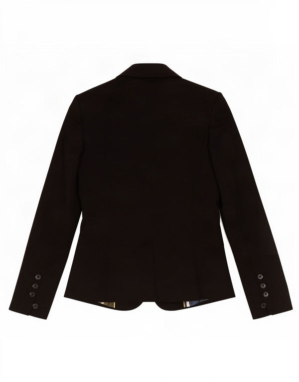 Jaqueta blazer feminina Ted Baker com 1 botão tamanho XS preto